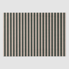 Papel De Seda Cinzas Verdes Escuras Stripes Aniversário
