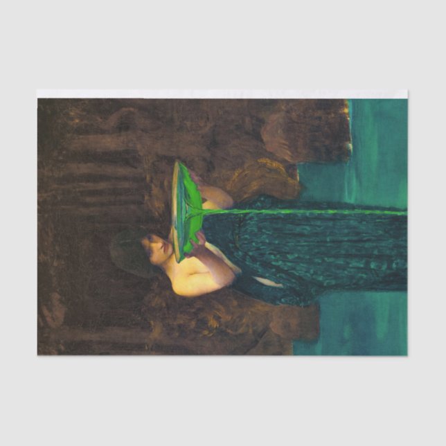 Papel De Seda Circe Invidiosa, 1892, por John William Waterhouse (Frente )