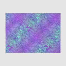 Papel De Seda Circuitos doces - azul de baga: