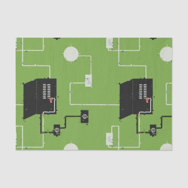 Papel De Seda Circuitos elétricos (Frente )