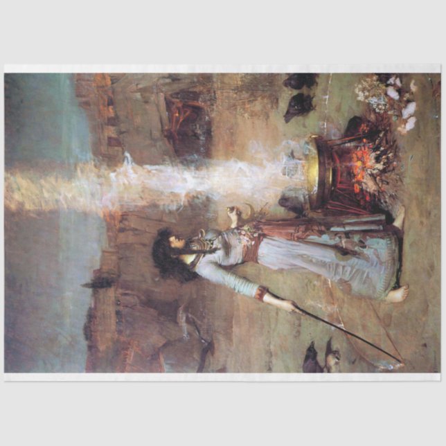 Papel De Seda Círculo Mágico, John William Waterhouse (Frente )