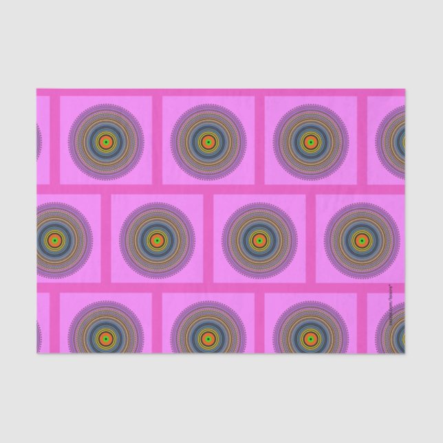 Papel De Seda Círculos (Frente )