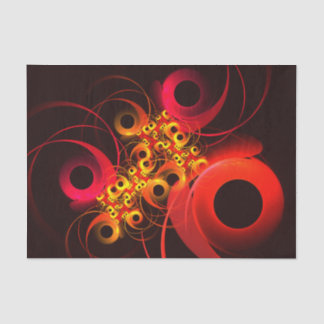 Papel De Seda Círculos Coloridos Padrão Moderno de Arte Abstrato