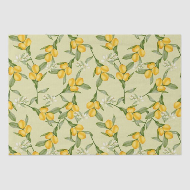 Papel De Seda Citrino (Frente )