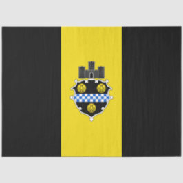 Papel De Seda City Flag de Pittsburgh (Pensilvânia)
