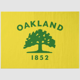 Papel De Seda City Flag of Oakland (Califórnia)