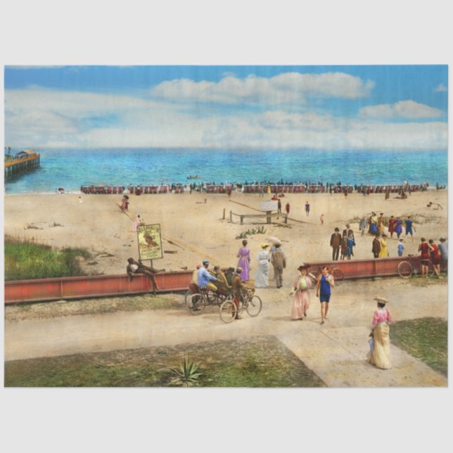 Papel De Seda City - Palm Beach FL - Palm Beach Florida 1905 (Frente )