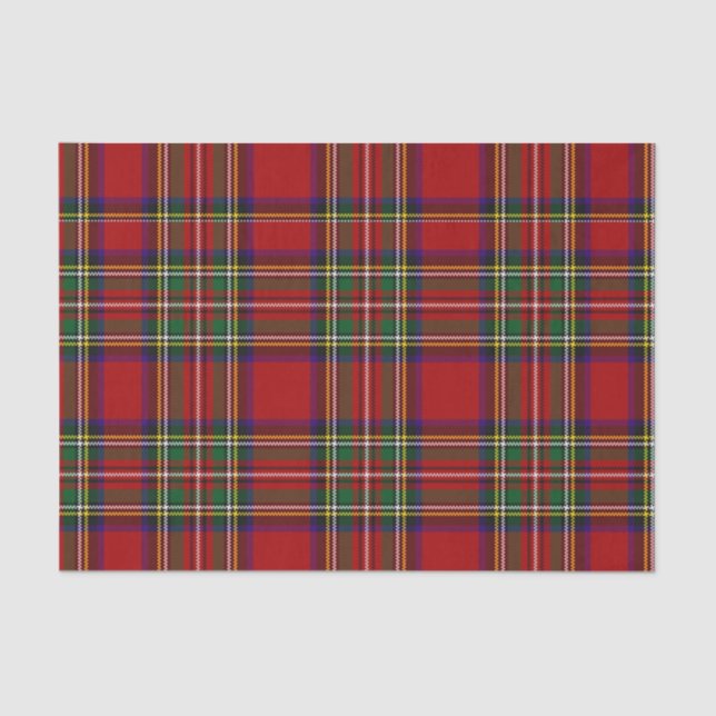Papel De Seda Clã Stewart tartan PixDezines (Frente )