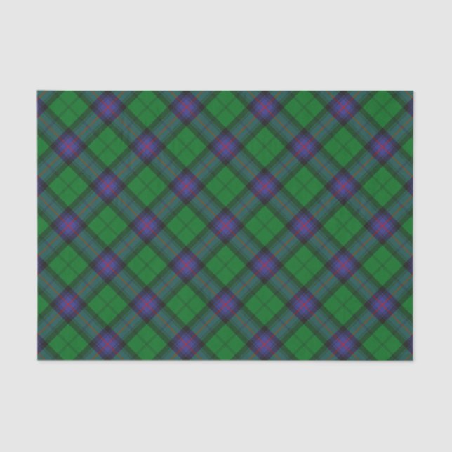 Papel De Seda Clan Armstrong Tartan Tissue Paper (Frente )