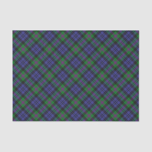 Papel De Seda Clan Baird Tartan (Frente )