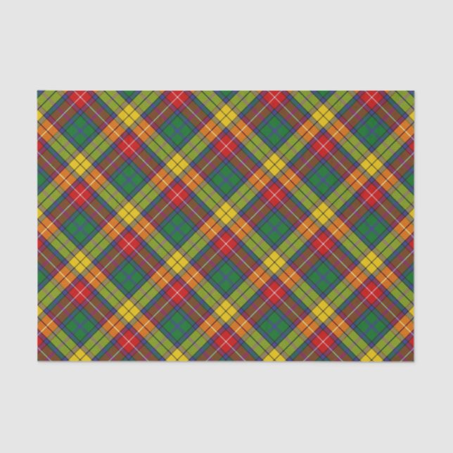 Papel De Seda Clan Buchanan Tartan (Frente )
