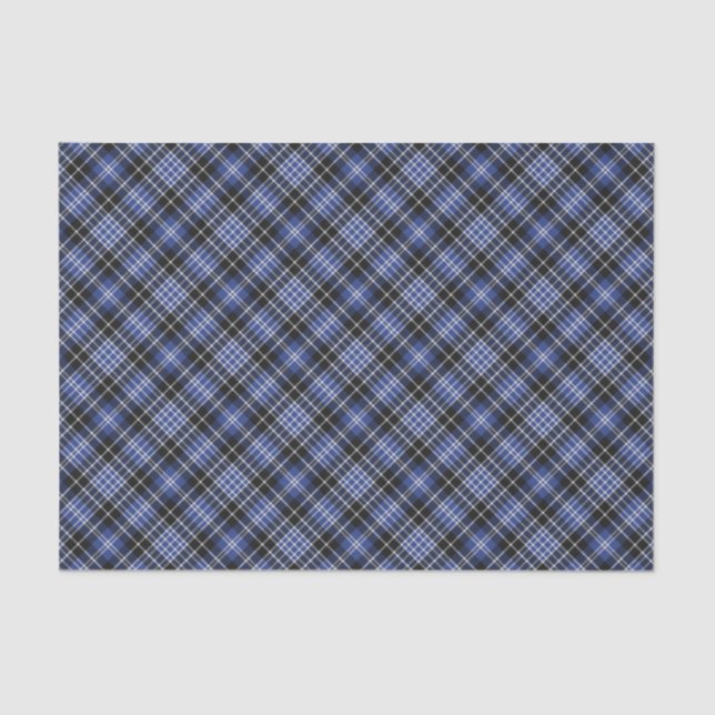 Papel De Seda Clan Clark Tartan (Frente )