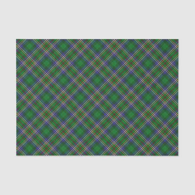 Papel De Seda Clan Cockburn Tartan (Frente )