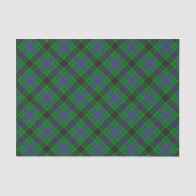 Papel De Seda Clan Davidson Tartan (Frente )
