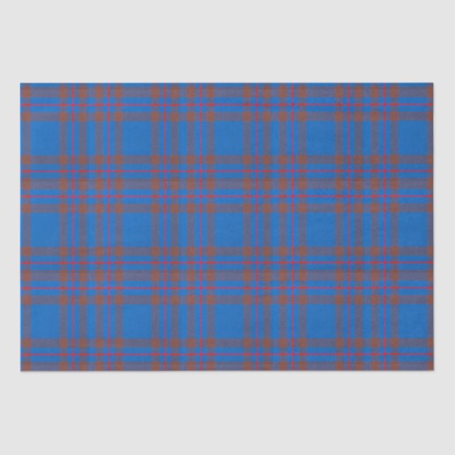 Papel De Seda Clan Elliot Tartan Xadrez (Frente )