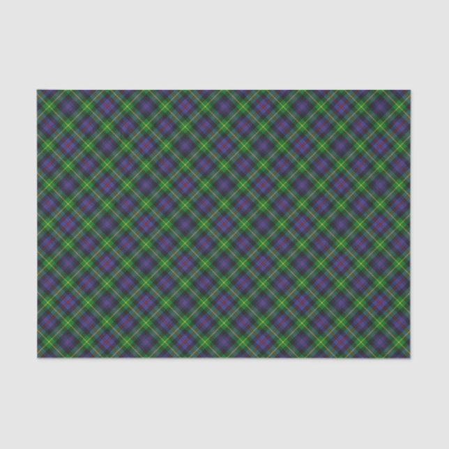 Papel De Seda Clan Farquharson Tartan Tissue Paper (Frente )