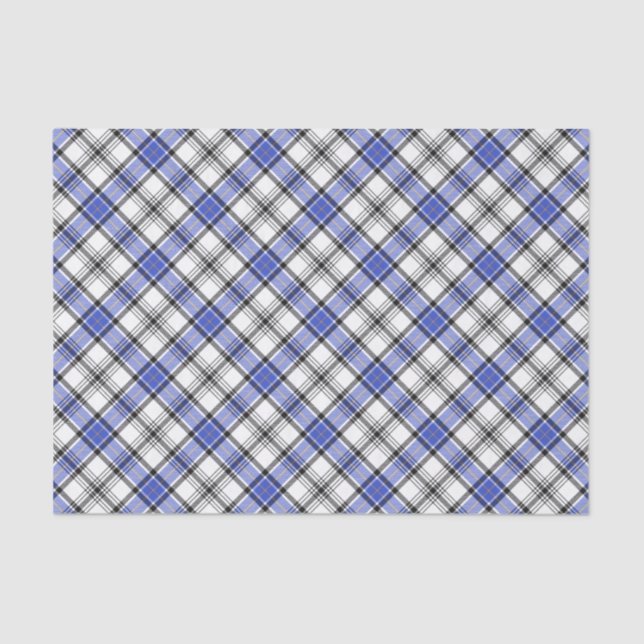 Papel De Seda Clan Hannay Tartan (Frente )