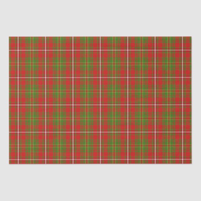 Papel De Seda Clan Hay Tartan (Frente )