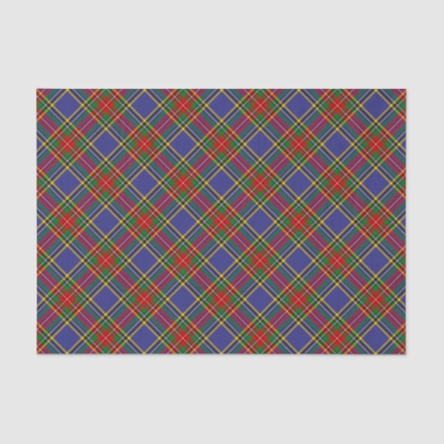 Papel De Seda Clan MacBeth Tartan Tissue Paper (Frente )