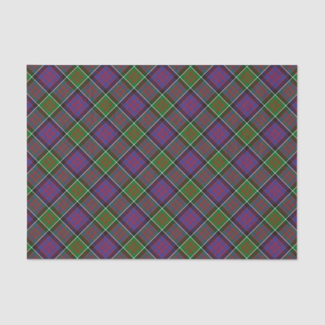 Papel De Seda Clan MacDonald do Clanranald Tartan Tissue Paper (Frente )
