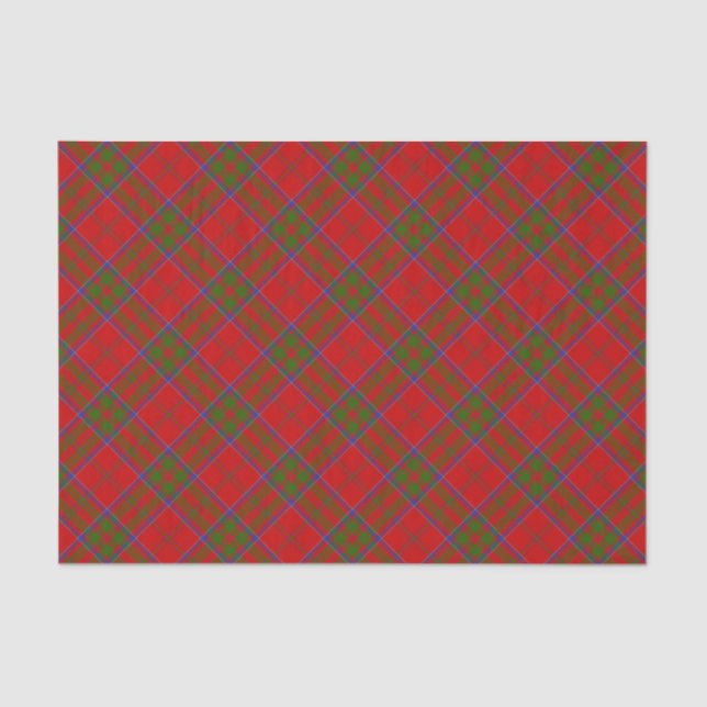 Papel De Seda Clan MacDonald do Keppoch Tartan Tissue Paper (Frente )