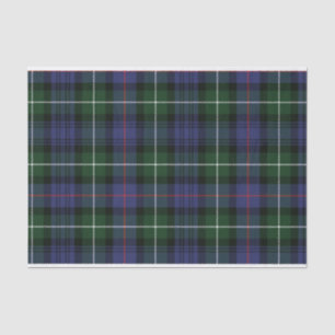 Papel De Seda Clan Mackenzie Tartan Russo Verde xadrez