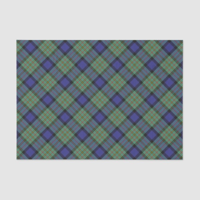 Papel De Seda Clan MacLaren Tartan (Frente )