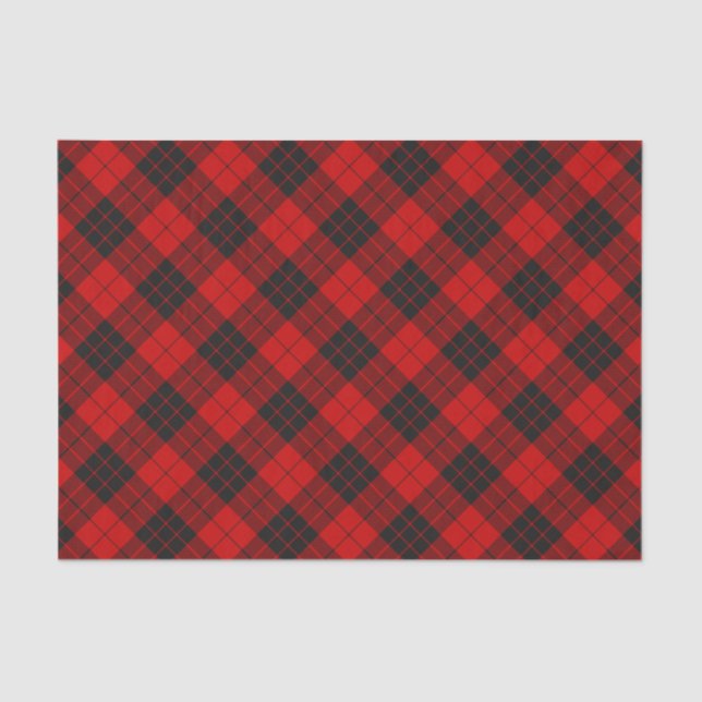 Papel De Seda Clan Macleod de Raasay Tartan (Frente )