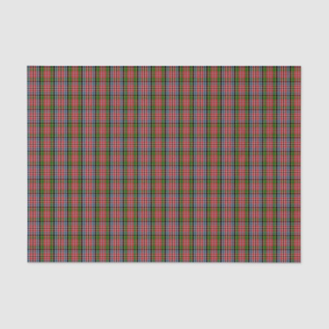 Papel De Seda Clan MacPherson Tartan (Frente )
