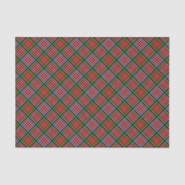 Papel De Seda Clan MacPherson Tartan Tissue Paper (Frente )