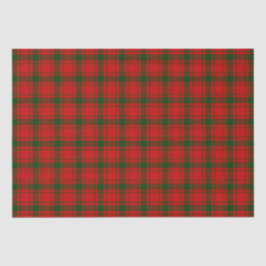 Papel De Seda Clan MacQuarrie Tartan e Crest