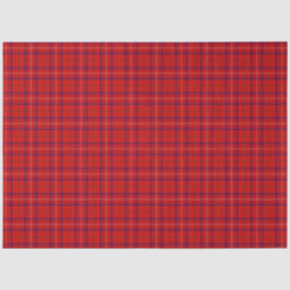 Papel De Seda Clan Rosa Tartan