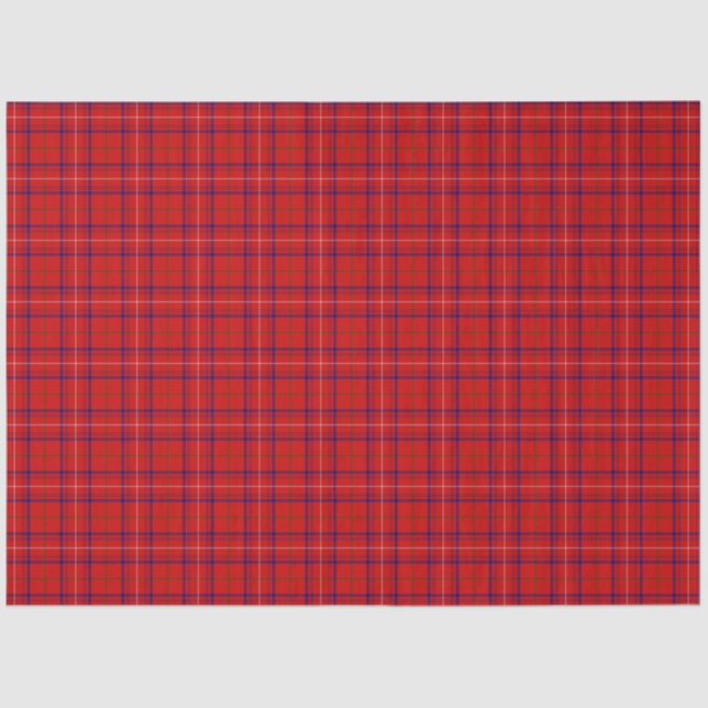 Papel De Seda Clan Rosa Tartan (Frente )