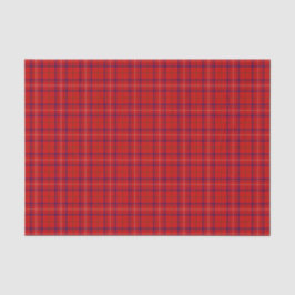 Papel De Seda Clan Rosa Tartan Xadrez