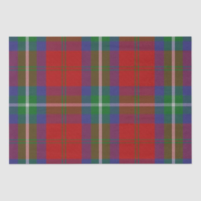 Papel De Seda Clan Ruthven Tartan (Frente )