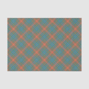 Papel De Seda Clan Wilson Antigo Tartan