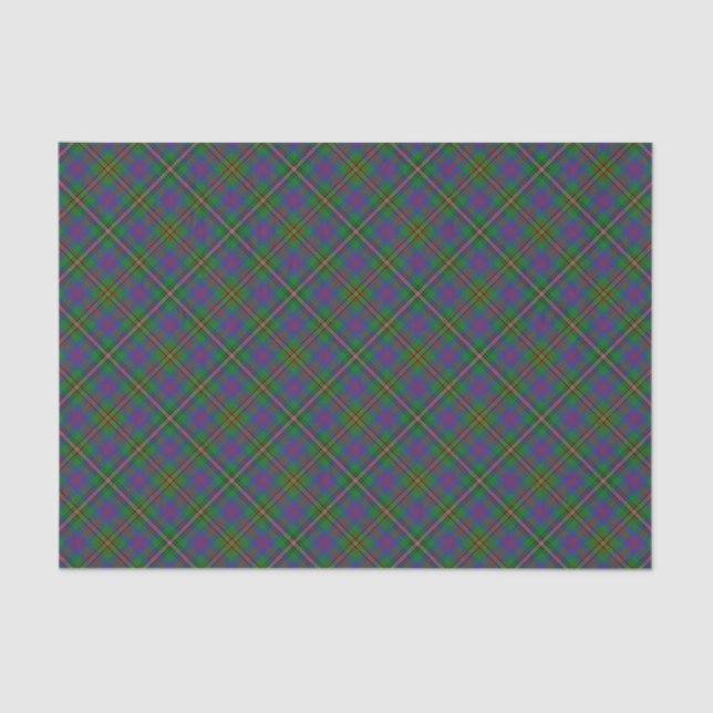 Papel De Seda Clan Wood Tartan (Frente )