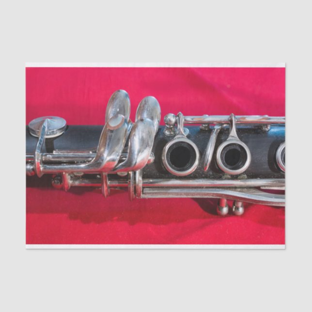 Papel De Seda Clarinet em Vermelho (Frente )