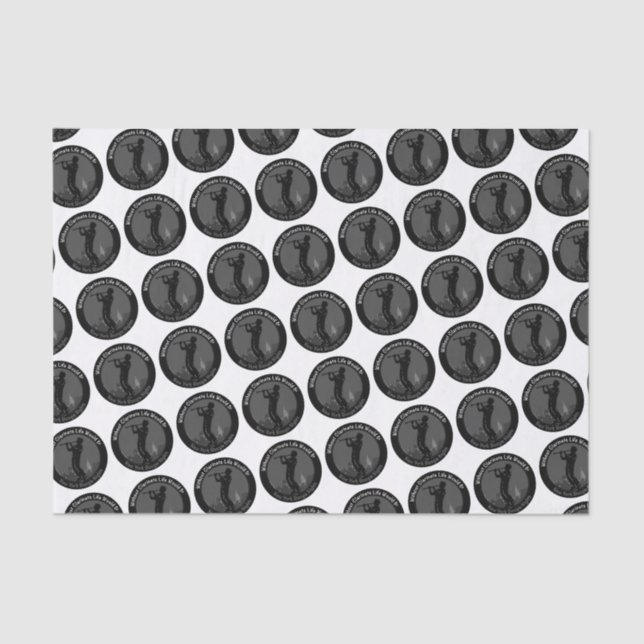 Papel De Seda Clarinete das noites da dança de New York (Frente )