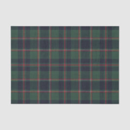 Papel De Seda Classic Dark Blue Red Green Plaid Pattern