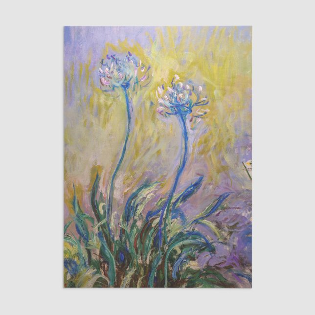 Papel De Seda Claude Monet - Agapanthus (Criador carregado)