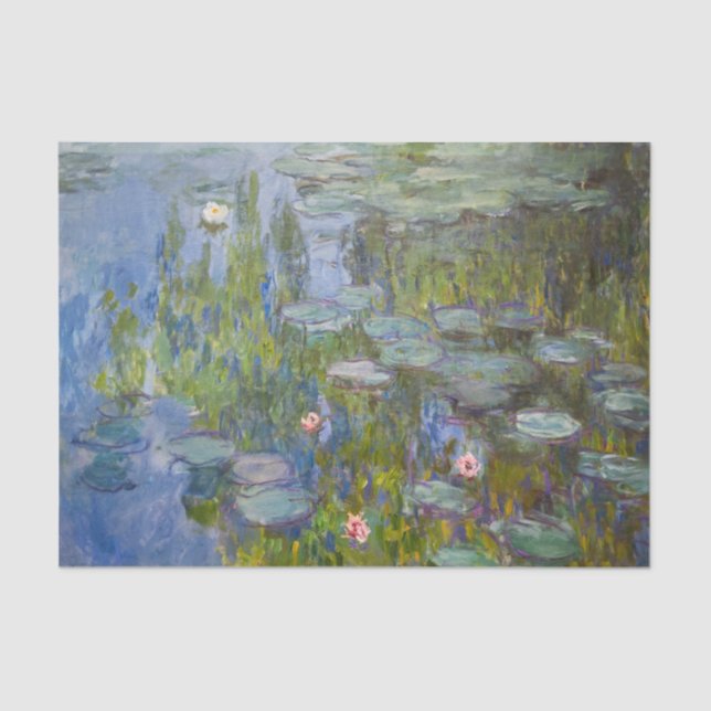 Papel De Seda Claude Monet Água Líquidos Água Decoupage (Frente )