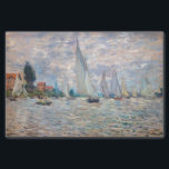 Papel De Seda Claude Monet - Boats Regatta na Argentina<br><div class="desc">The Boats Regatta at Argenteuil / Regate a Argenteuil - Claude Monet,  Oil on Canvas,  1874</div>