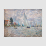 Papel De Seda Claude Monet - Boats Regatta na Argentina<br><div class="desc">The Boats Regatta at Argenteuil / Regate a Argenteuil - Claude Monet,  Oil on Canvas,  1874</div>