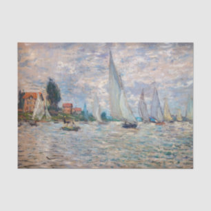 Papel De Seda Claude Monet - Boats Regatta na Argentina