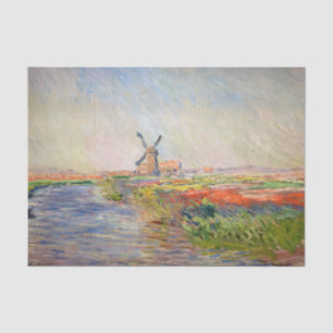 Papel De Seda Claude Monet - Campo de Tulipas na Holanda