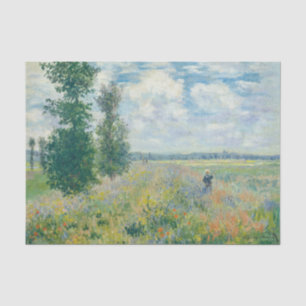 Papel De Seda Claude Monet - Campos de Papoulas perto de Argente