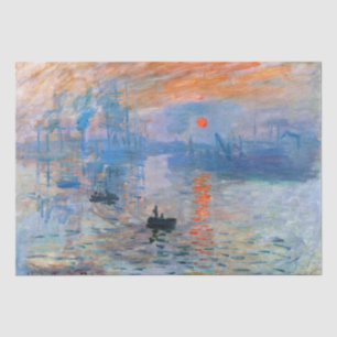 Papel De Seda Claude Monet   Impressão, subida do sol (1872)