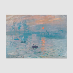 Papel De Seda Claude Monet Impression Sunrise Francês