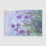 Papel De Seda Claude Monet - Lilac Irises / Iris Mauves<br><div class="desc">Lilac Irises / Iris Mauves - Claude Monet,  1914-1917</div>